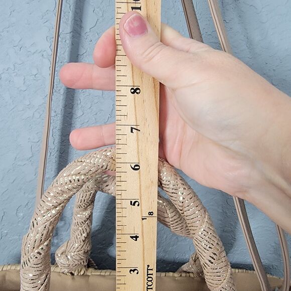 Le Voyage en Panier Felington Camel Print Scarf Handle Tote Crossbody Strap - Picture 5 of 16